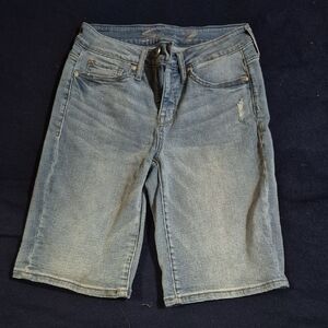 Seven7 Women's Light Blue Jean Shorts